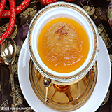 Fried ormer fin in brown sauce