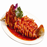 Duck wrapped in shark fins